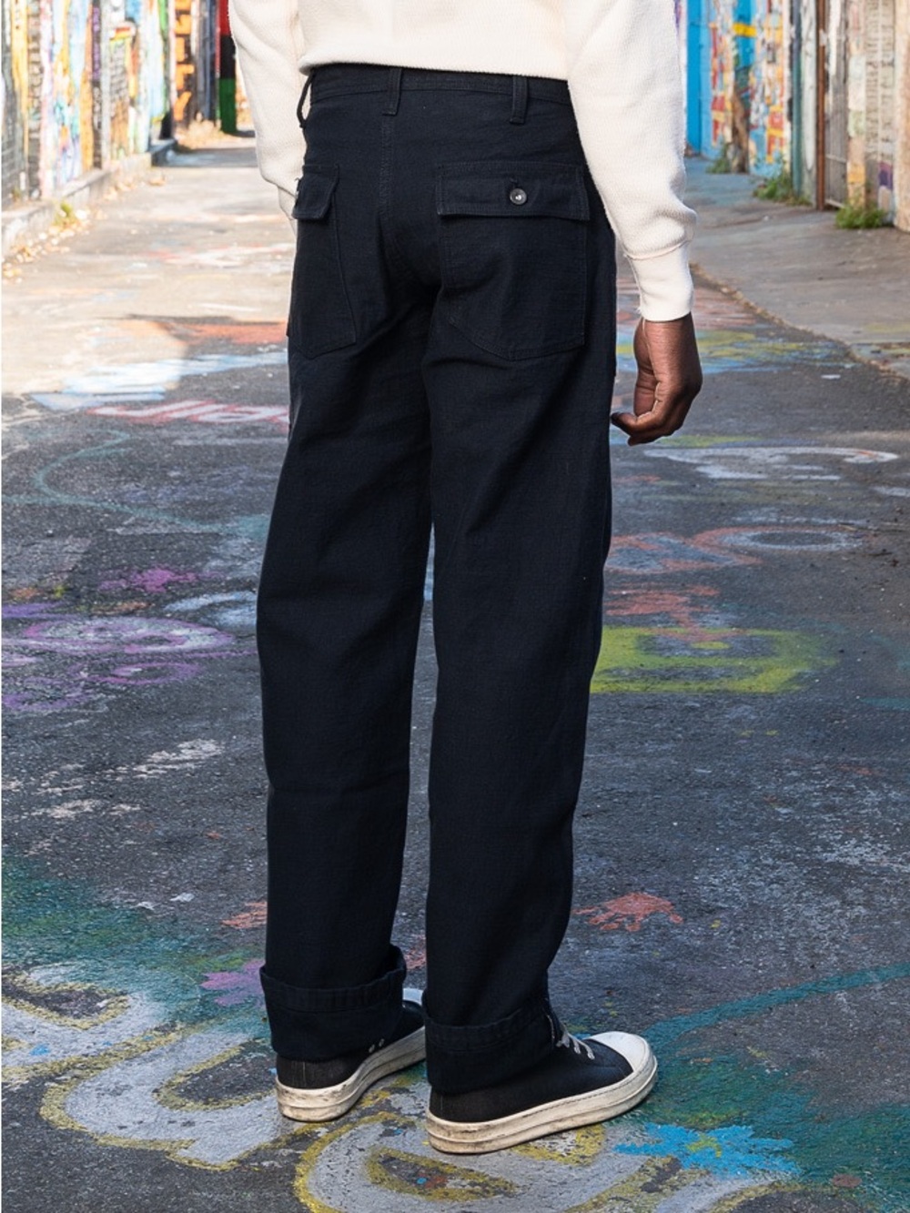 SAMURAI 15OZ HEAVYBACK BAKER PANTS - Picture 4 of 16